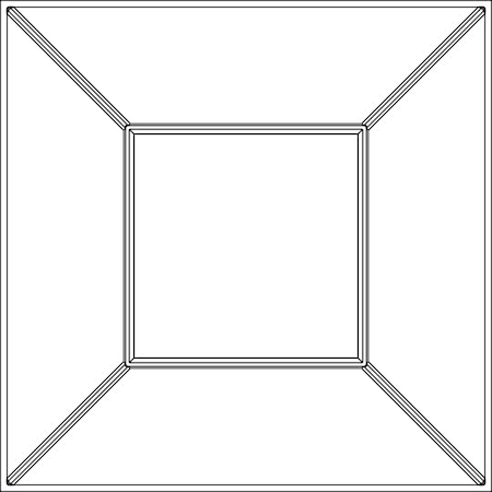 Ceilume Convex 2ft x 2ft Clear Ceiling Tile V1-CONVEX-22CL2